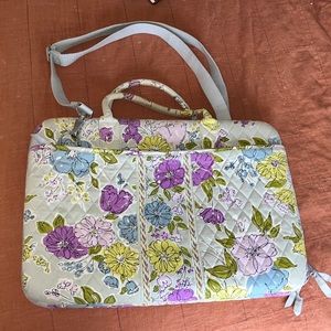 Vera Bradley hard laptop crossbody